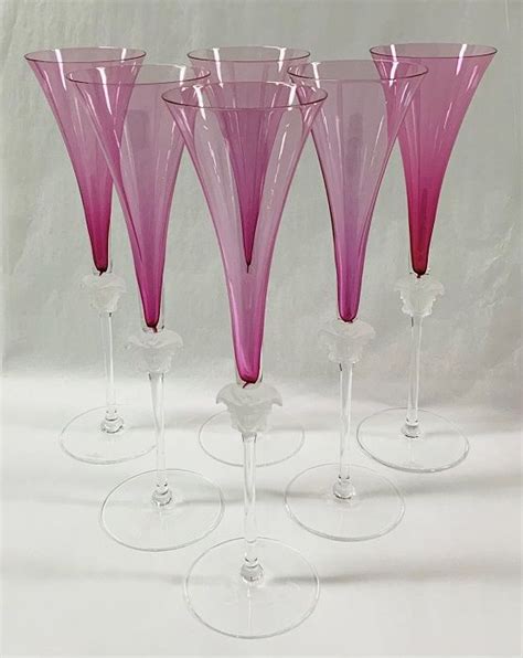 versace rosenthal crystal champagne glasses|Glassware Collection .